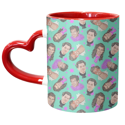 HOW MANY HARRYS - unique mug by Wallace Elizabeth