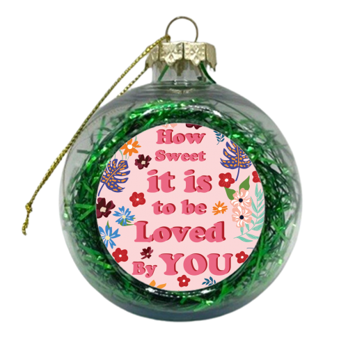 How Sweet - xmas bauble by Niamh McKeown