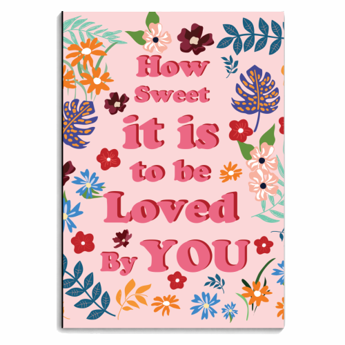 How Sweet - personalised A4, A5, A6 notebook by Niamh McKeown