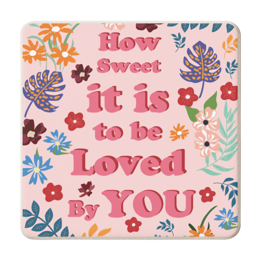 How Sweet - personalised beer coaster by Niamh McKeown