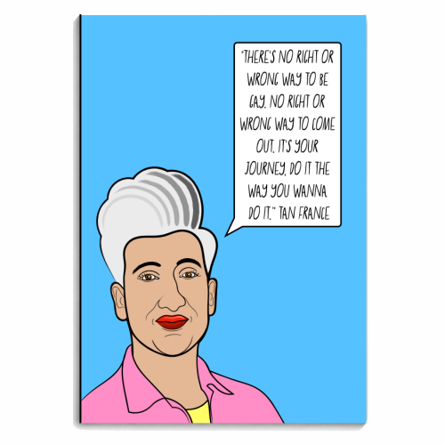 How To Be Gay (Tan France. Queer Eye) - personalised A4, A5, A6 notebook by Adam Regester