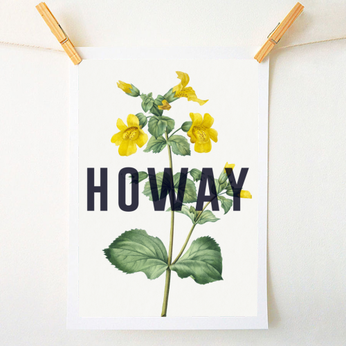 Howay - A1 - A4 art print by The 13 Prints