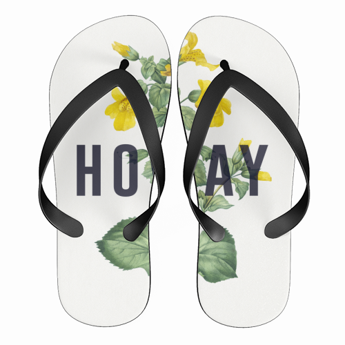 Howay - funny flip flops by The 13 Prints