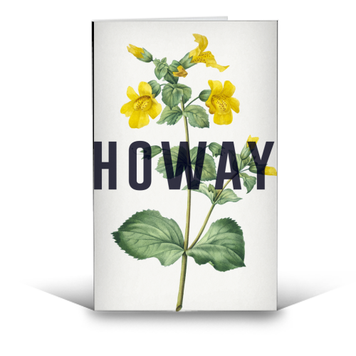Howay - funny greeting card by The 13 Prints