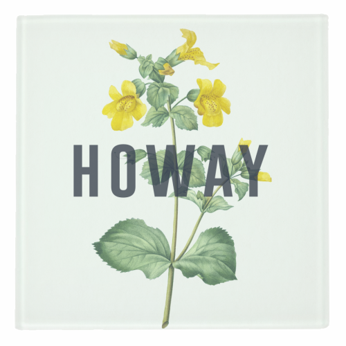 Howay - personalised beer coaster by The 13 Prints