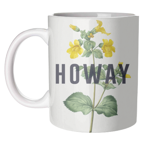 Howay - unique mug by The 13 Prints