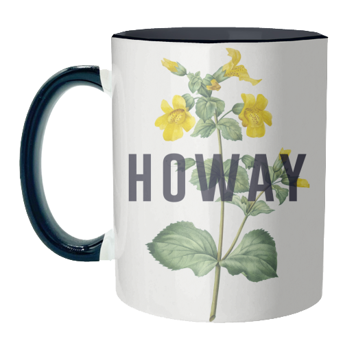 Howay - unique mug by The 13 Prints