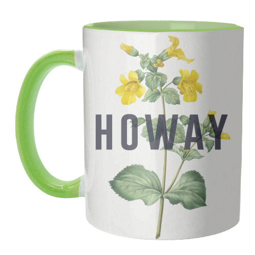 Howay - unique mug by The 13 Prints