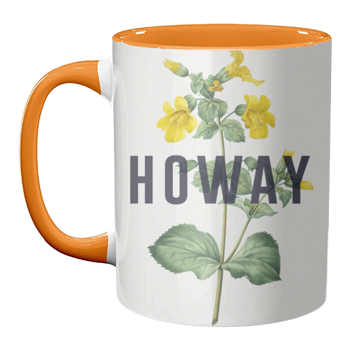 Howay - unique mug by The 13 Prints