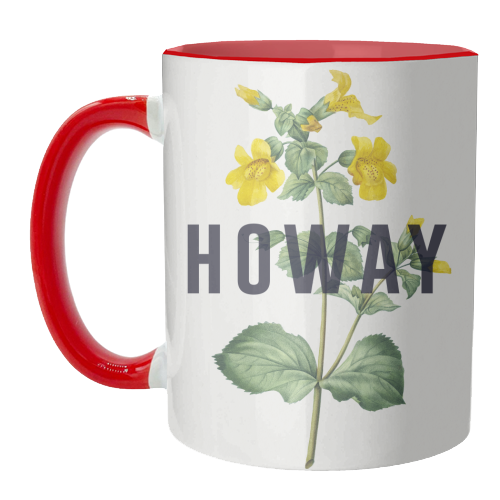 Howay - unique mug by The 13 Prints