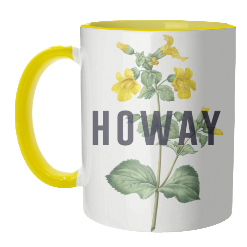 Howay - unique mug by The 13 Prints
