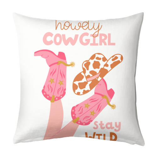 Howdy Cowgirl! - designed cushion by The Marmalade Cat