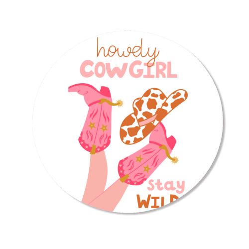 Howdy Cowgirl! - Magnet by The Marmalade Cat