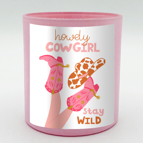 Howdy Cowgirl! - scented candle by The Marmalade Cat