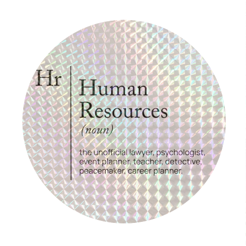 HR Definition dictionnary - Circle Sticker by skattia ilie