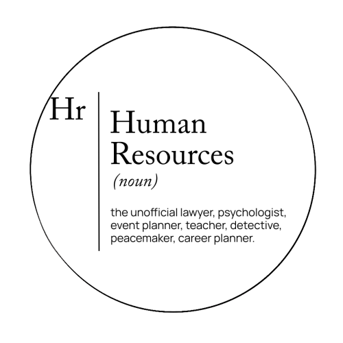 HR Definition dictionnary - Circle Sticker by skattia ilie