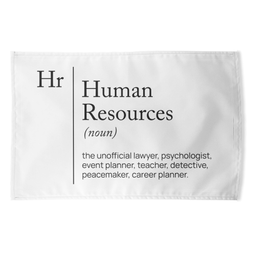 HR Definition dictionnary - funny tea towel by skattia ilie