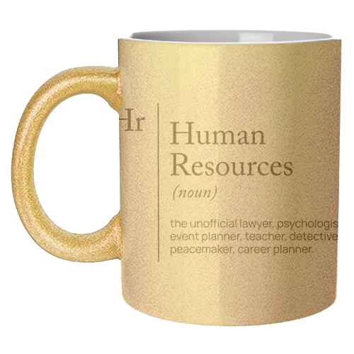 HR Definition dictionnary - unique mug by skattia ilie