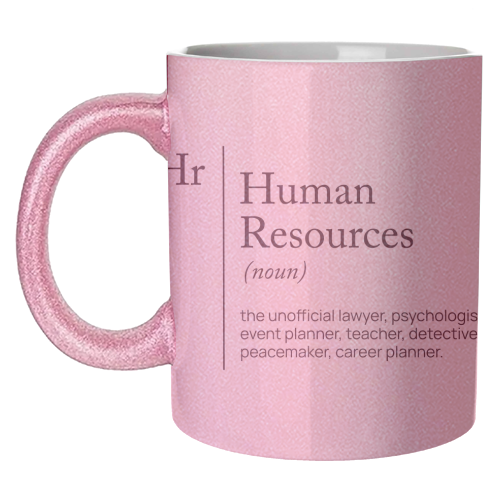 HR Definition dictionnary - unique mug by skattia ilie