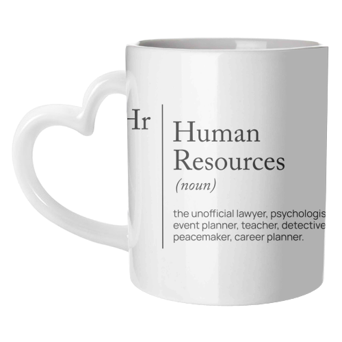 HR Definition dictionnary - unique mug by skattia ilie