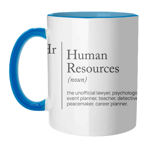 HR Definition dictionnary - unique mug by skattia ilie