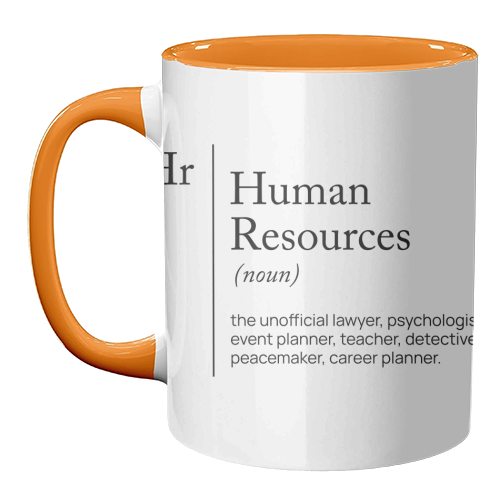 HR Definition dictionnary - unique mug by skattia ilie
