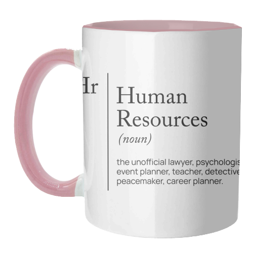 HR Definition dictionnary - unique mug by skattia ilie