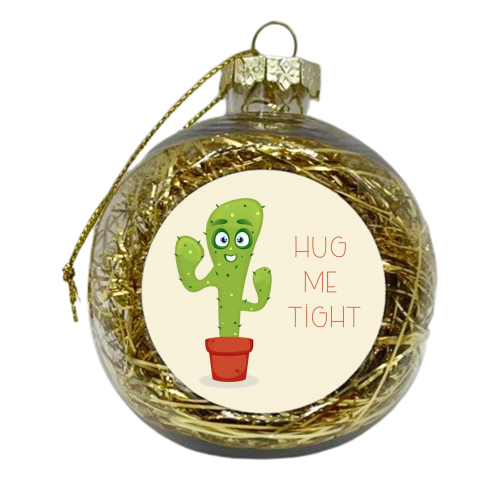 Hug me tight - xmas bauble by Alessandro Aru