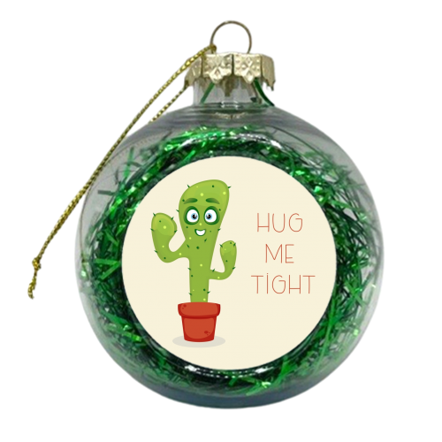Hug me tight - xmas bauble by Alessandro Aru