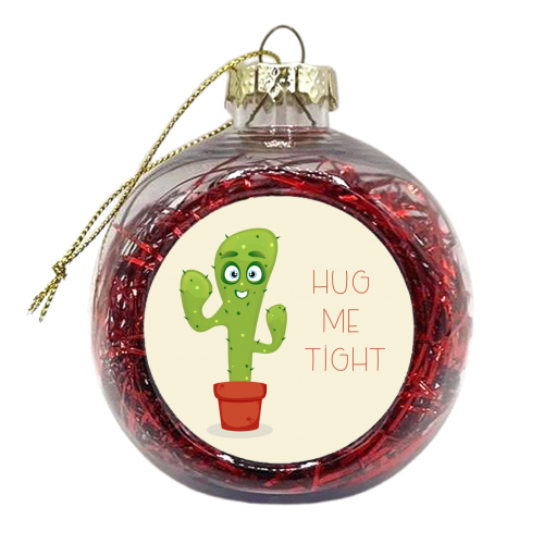 Hug me tight - xmas bauble by Alessandro Aru