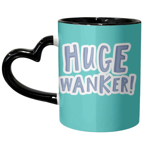 Huge Wanker - unique mug by The Boy and the Bear