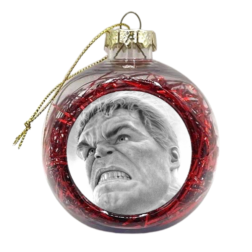 Hulk - xmas bauble by Joe Taylor