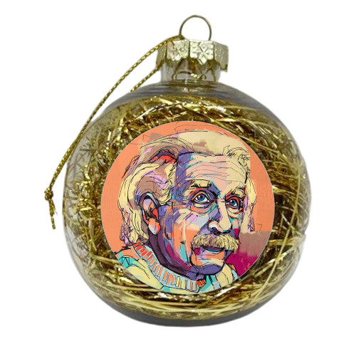 Humble Albert - xmas bauble by Laura Selevos