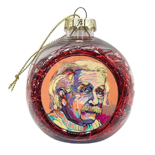 Humble Albert - xmas bauble by Laura Selevos