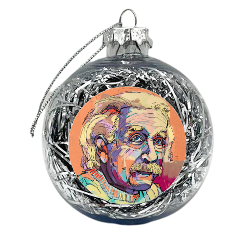 Humble Albert - xmas bauble by Laura Selevos
