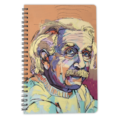 Humble Albert - personalised A4, A5, A6 notebook by Laura Selevos
