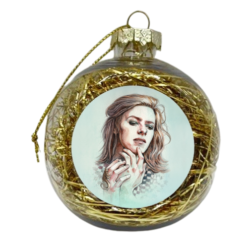 Hunky Dory - xmas bauble by Helen Green
