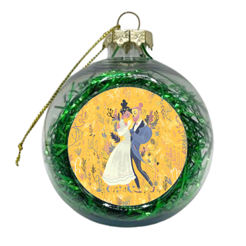 Huzzah - xmas bauble by Karl James Mountford