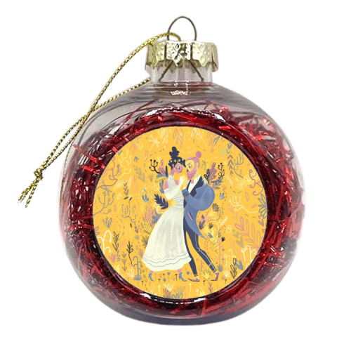 Huzzah - xmas bauble by Karl James Mountford