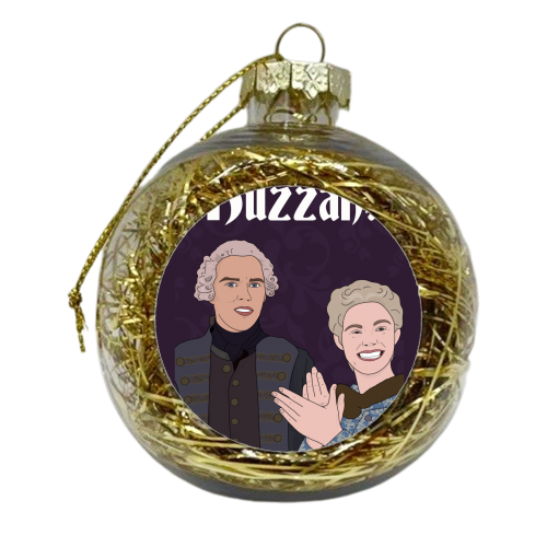Huzzah! - xmas bauble by Pink and Pip