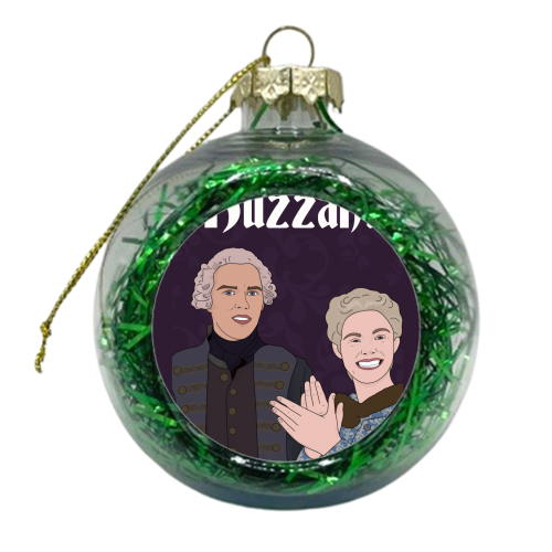 Huzzah! - xmas bauble by Pink and Pip