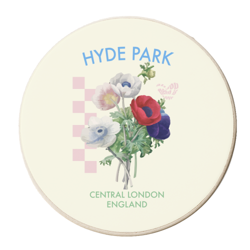 Hyde Park - personalised beer coaster by Move Studio