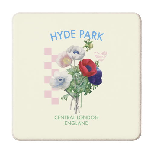 Hyde Park - personalised beer coaster by Move Studio