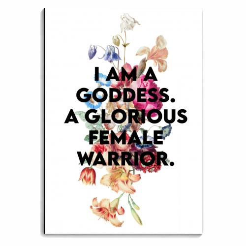 I AM A GODDESS - personalised A4, A5, A6 notebook by Wallace Elizabeth