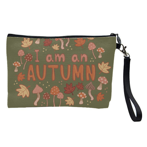 I am an Autumn - pretty makeup bag by Giddy Kipper