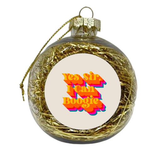 I Can Boogie - xmas bauble by Wallace Elizabeth