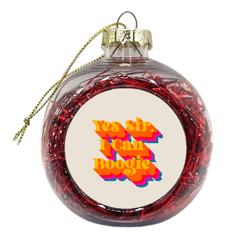 I Can Boogie - xmas bauble by Wallace Elizabeth