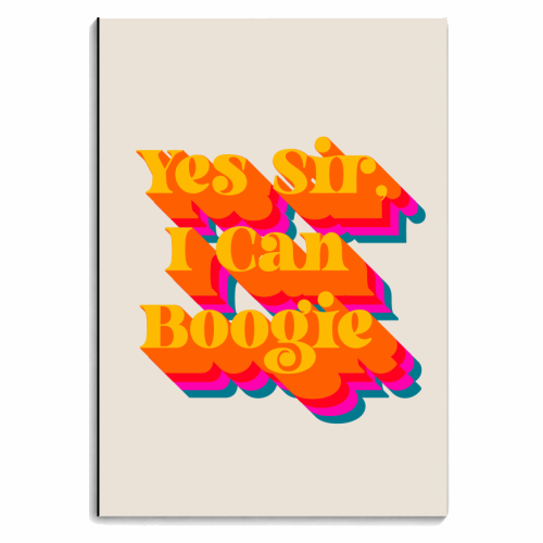 I Can Boogie - personalised A4, A5, A6 notebook by Wallace Elizabeth