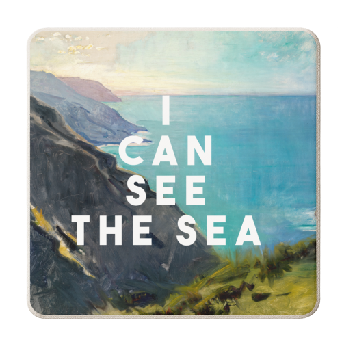 I Can See The Sea - personalised beer coaster by The 13 Prints