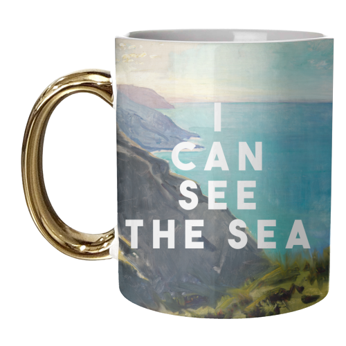 I Can See The Sea - unique mug by The 13 Prints